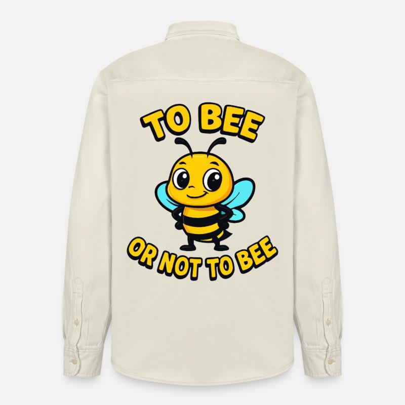 Biene oder nicht Biene - Relaxed Fit Unisex Organic Hemd von Stanley/Stella - Natur