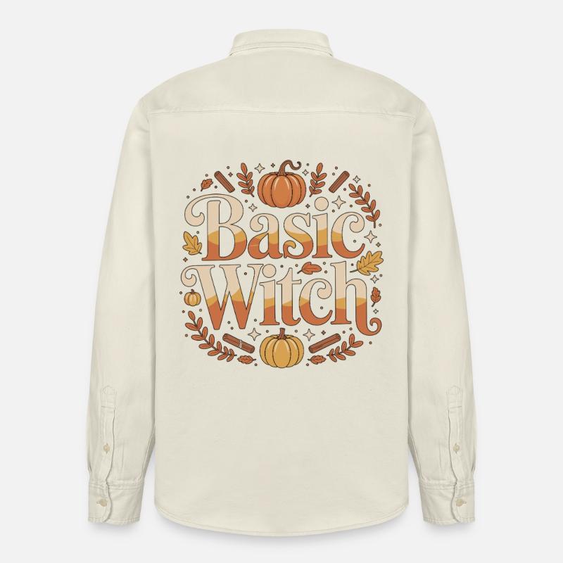 Witchcraft Basic Witch Enchanted Tarot Reading - Relaxed Fit Unisex Organic Hemd von Stanley/Stella - Natur