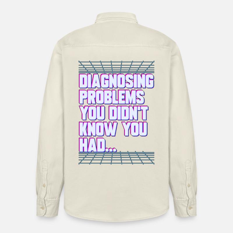 Nurse Practitioner Diagnosing Problems Nursing - Relaxed Fit Unisex Organic Shirt by Stanley/Stella - soft Ecru
