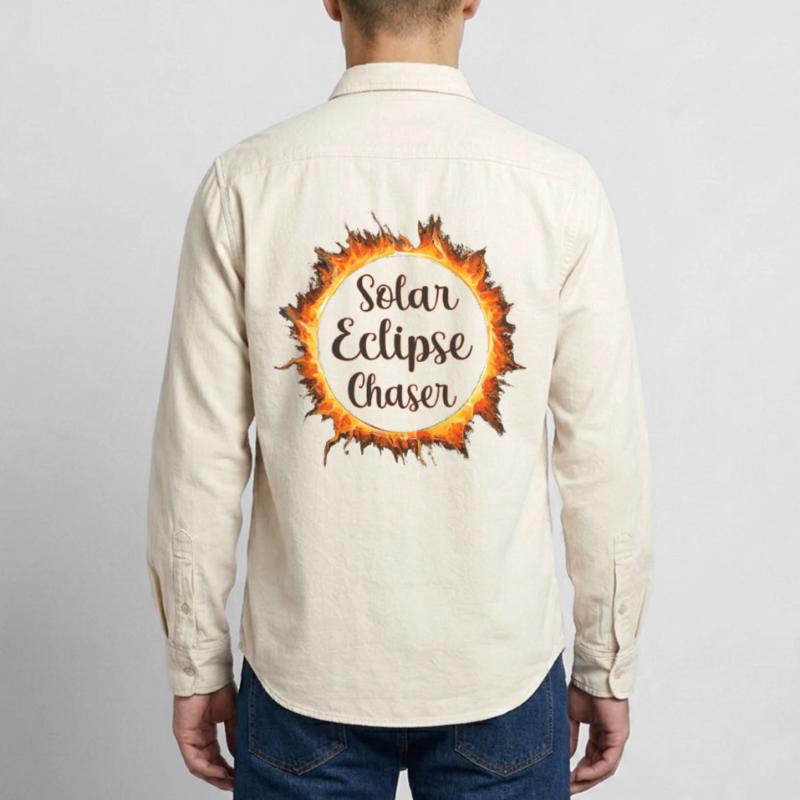 Solar eclipse chaser Relaxed Fit Unisex Organic Shirt by Stanley/Stella