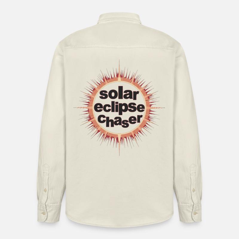 Solar eclipse chaser - Relaxed Fit Unisex Organic Hemd von Stanley/Stella - Natur