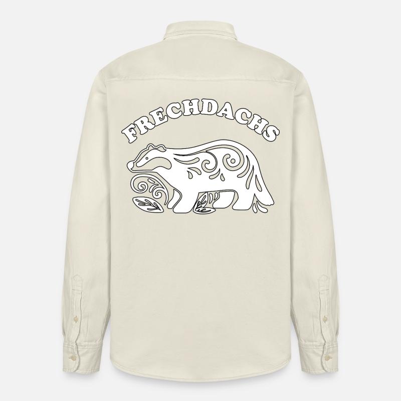 Frechdachs – Der freche Spitzbube - Relaxed Fit Unisex Organic Hemd von Stanley/Stella - Natur
