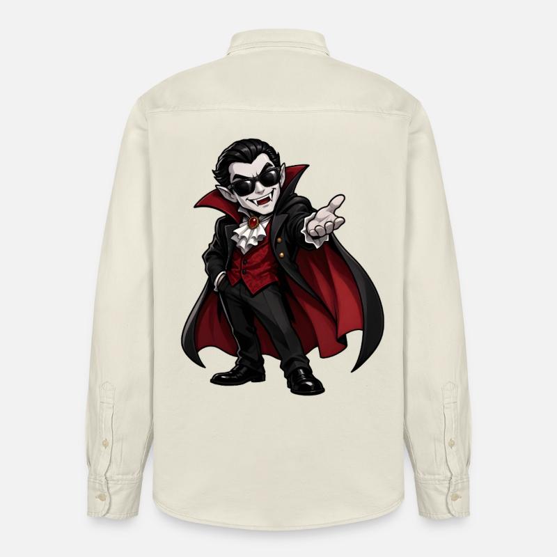 Vampir - Relaxed Fit Unisex Organic Hemd von Stanley/Stella - Natur