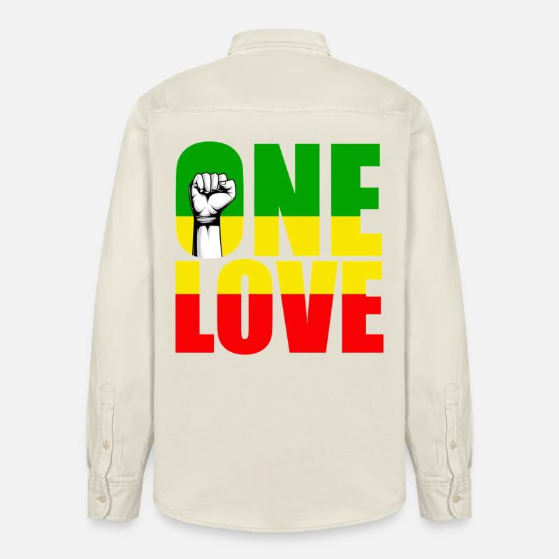 Reggae - Chemise unisexe coupe décontractée bio Stanley/Stella - écru doux