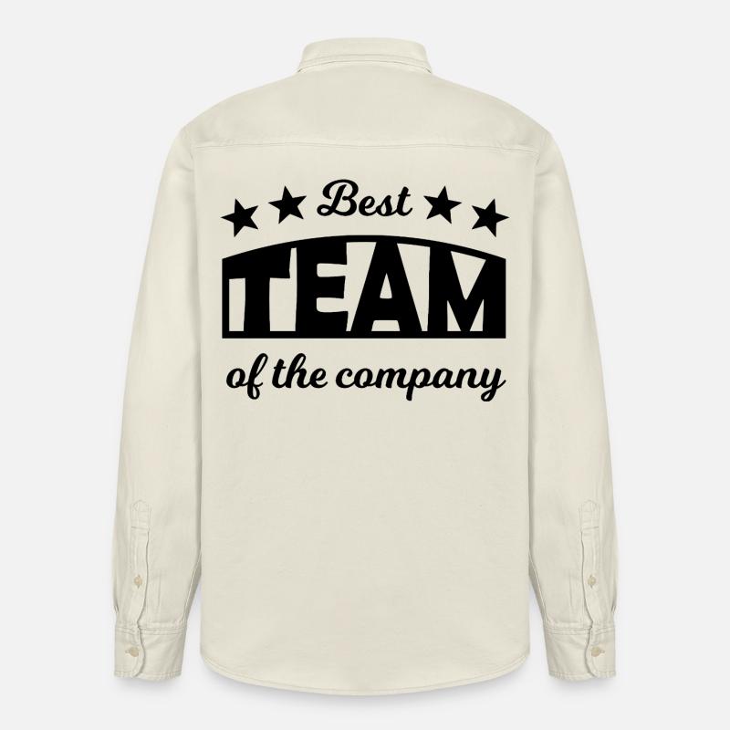 Team Player - Chemise unisexe coupe décontractée bio Stanley/Stella - écru doux
