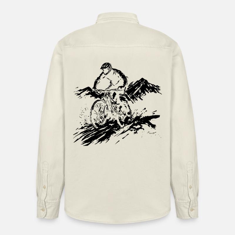 VTT - Chemise unisexe coupe décontractée bio Stanley/Stella - écru doux