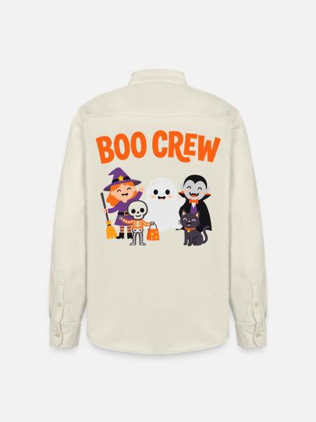 Boo Crew Halloween-Freunde - Relaxed Fit Unisex Organic Hemd von Stanley/Stella - Natur