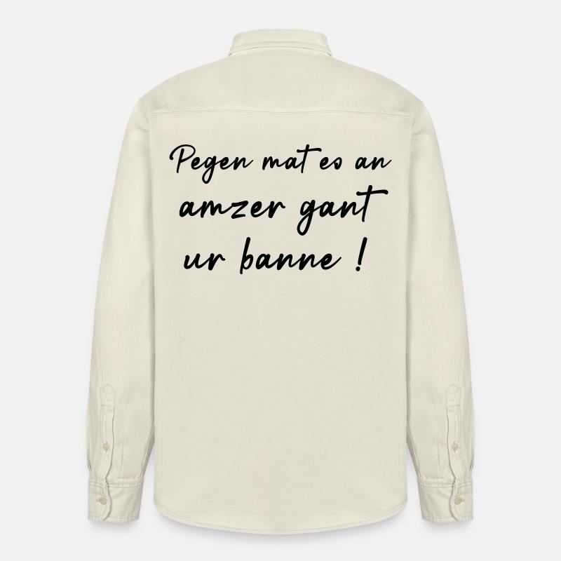 Mach dir einen Bann! - Relaxed Fit Unisex Organic Hemd von Stanley/Stella - Natur