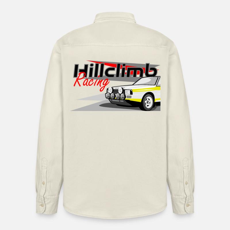 Rallye Quattro Courses de côte - Chemise unisexe coupe décontractée bio Stanley/Stella - écru doux