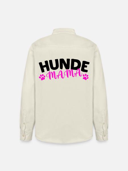 Hunde Mama - Relaxed Fit Unisex Organic Hemd von Stanley/Stella - Natur