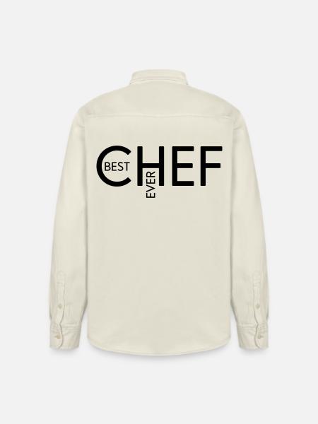 Best Chef ever - Relaxed Fit Unisex Organic Hemd von Stanley/Stella - Natur