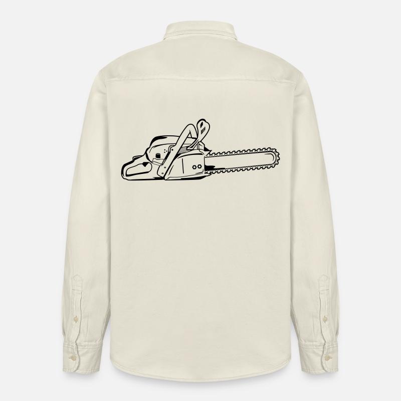 Motosega - Camicia da lavoro Unisex Stanley/Stella - ecru morbido