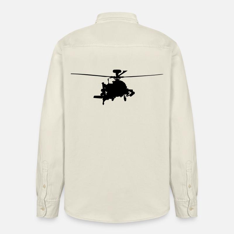 Apache - Chemise unisexe coupe décontractée bio Stanley/Stella - écru doux