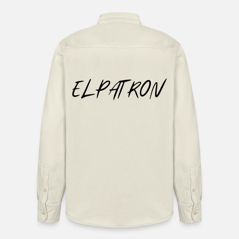 El Patron – Der Chef Look - Relaxed Fit Unisex Organic Hemd von Stanley/Stella - Natur