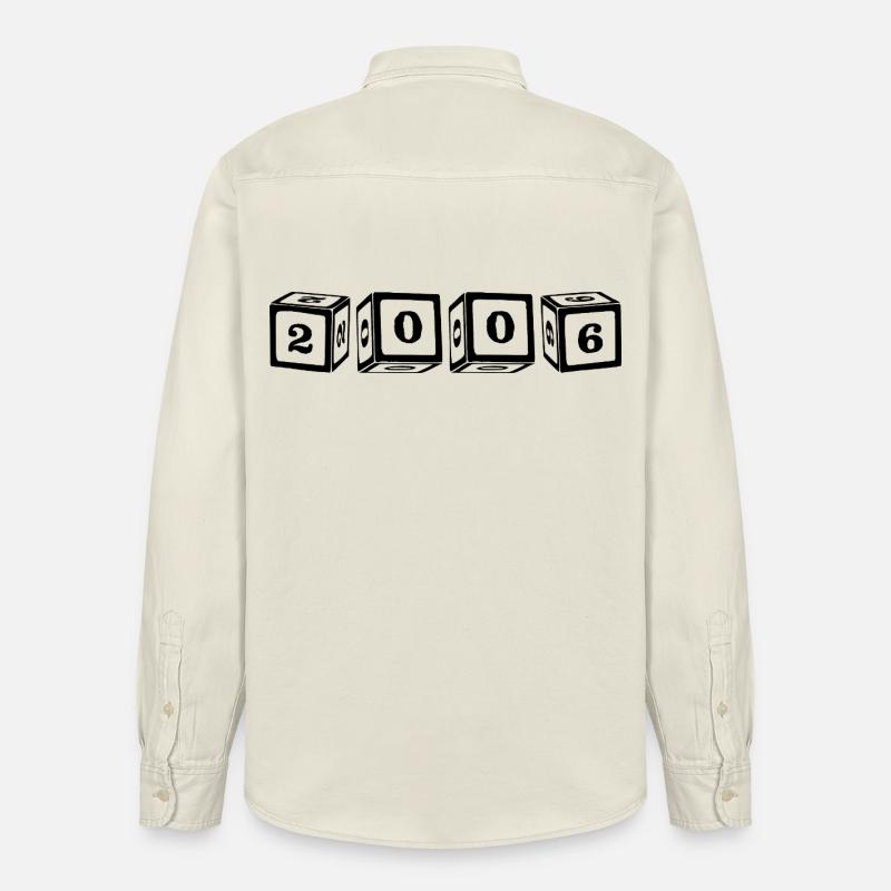 Cube 2006 - Chemise unisexe coupe décontractée bio Stanley/Stella - écru doux