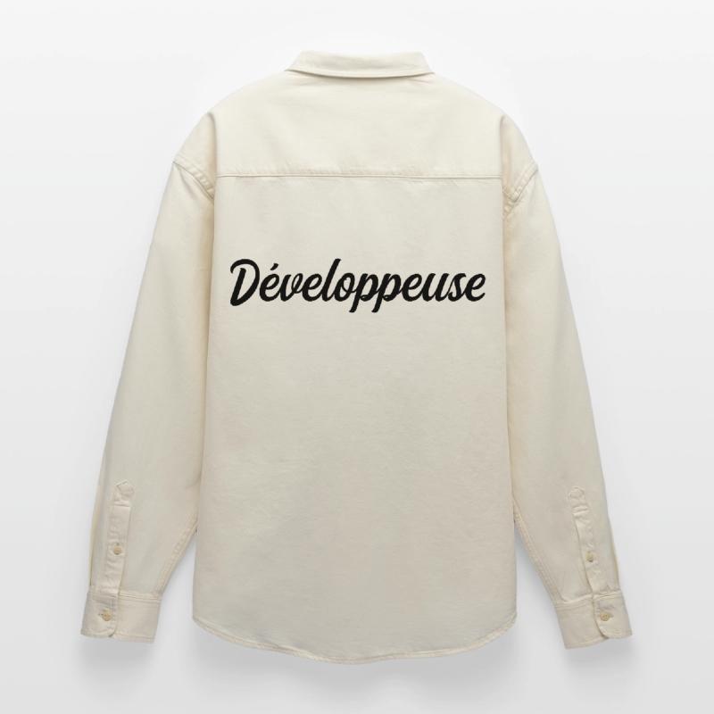 Développeuse Web Code Logiciel Application Tech Chemise unisexe coupe décontractée bio Stanley/Stella