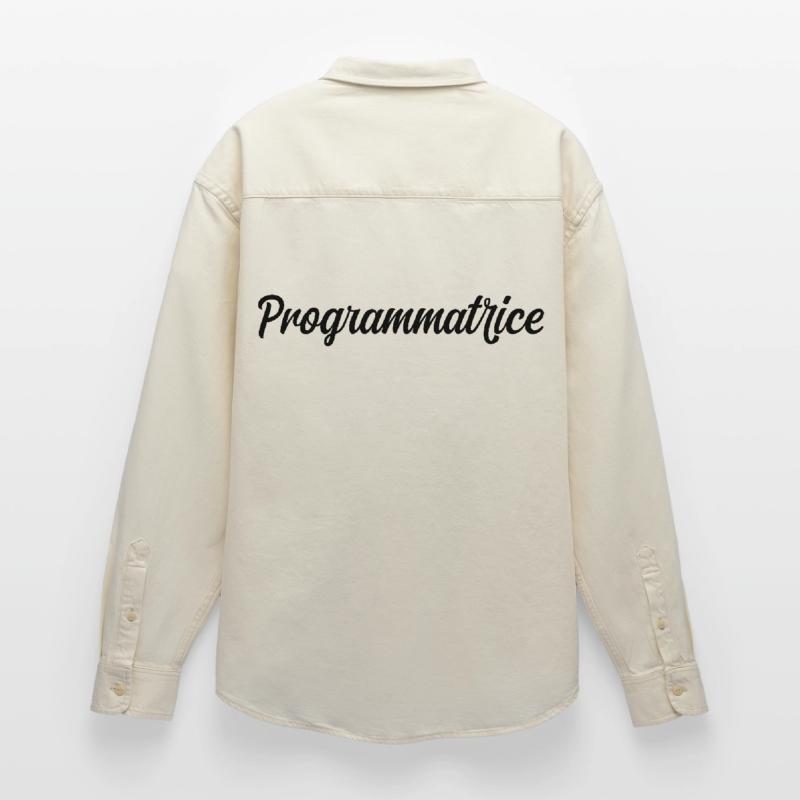 Programmatrice Informatique Code Développeuse Web Chemise unisexe coupe décontractée bio Stanley/Stella