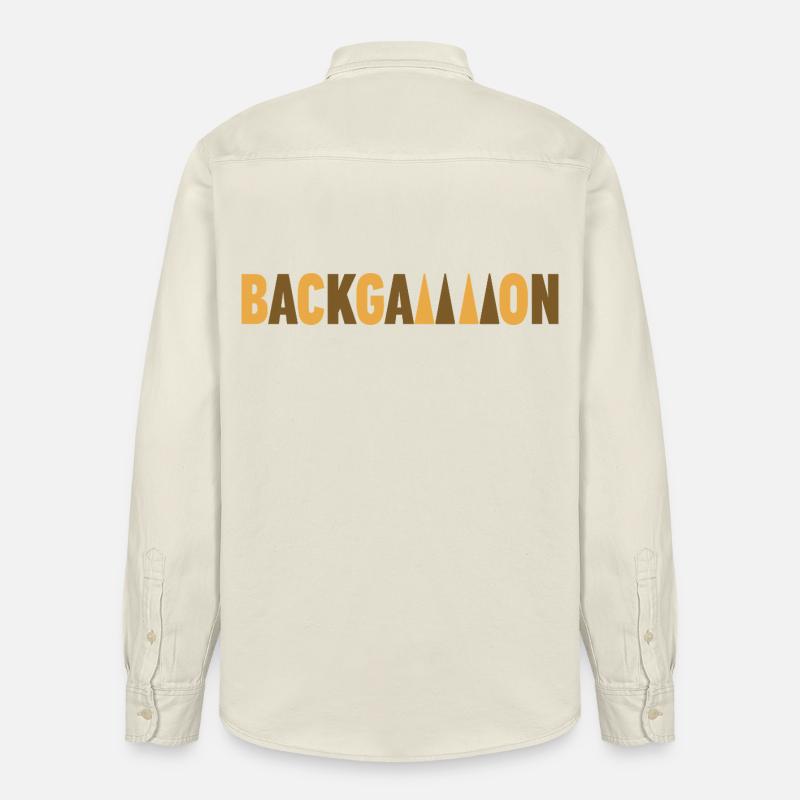 Backgammon - Relaxed Fit Unisex Organic Hemd von Stanley/Stella - Natur