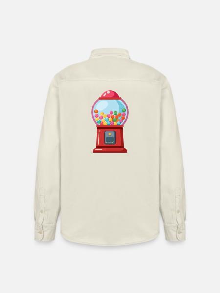 Gumball Machine - Relaxed Fit Unisex Organic Shirt by Stanley/Stella - soft Ecru