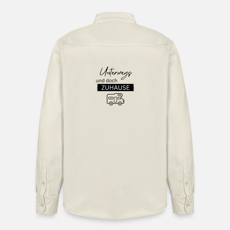 Unterwegs und doch zu Hause - Relaxed Fit Unisex Organic Hemd von Stanley/Stella - Natur