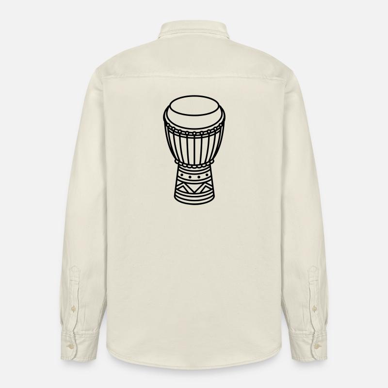 djembe - Chemise unisexe coupe décontractée bio Stanley/Stella - écru doux
