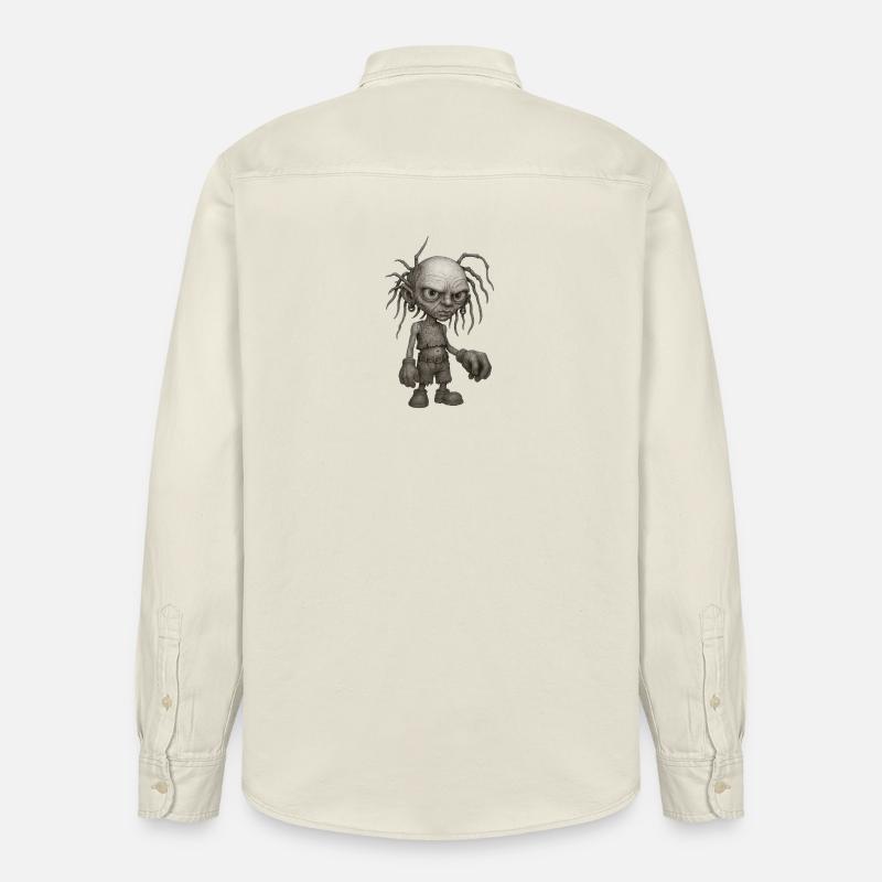 Grumpy Grom (Outcast Edition) - Chemise unisexe coupe décontractée bio Stanley/Stella - écru doux