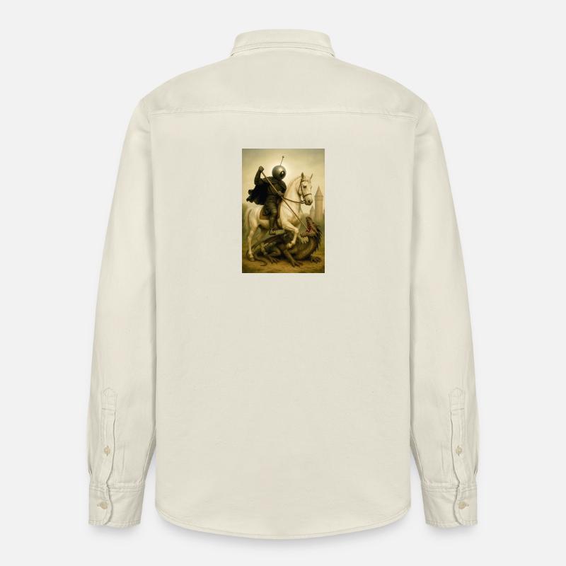 St. Georg der Bot - Relaxed Fit Unisex Organic Hemd von Stanley/Stella - Natur