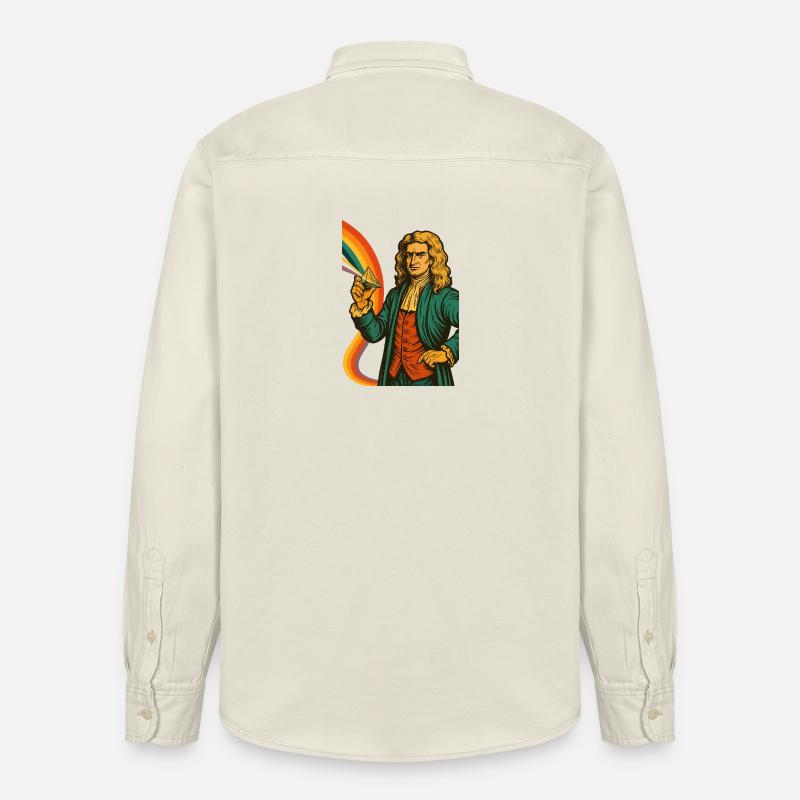 Psychedelische Kunst Big Count - Relaxed Fit Unisex Organic Hemd von Stanley/Stella - Natur
