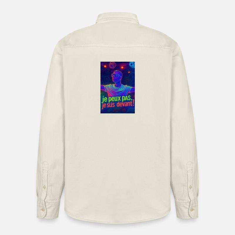 Techno - Chemise unisexe coupe décontractée bio Stanley/Stella - écru doux