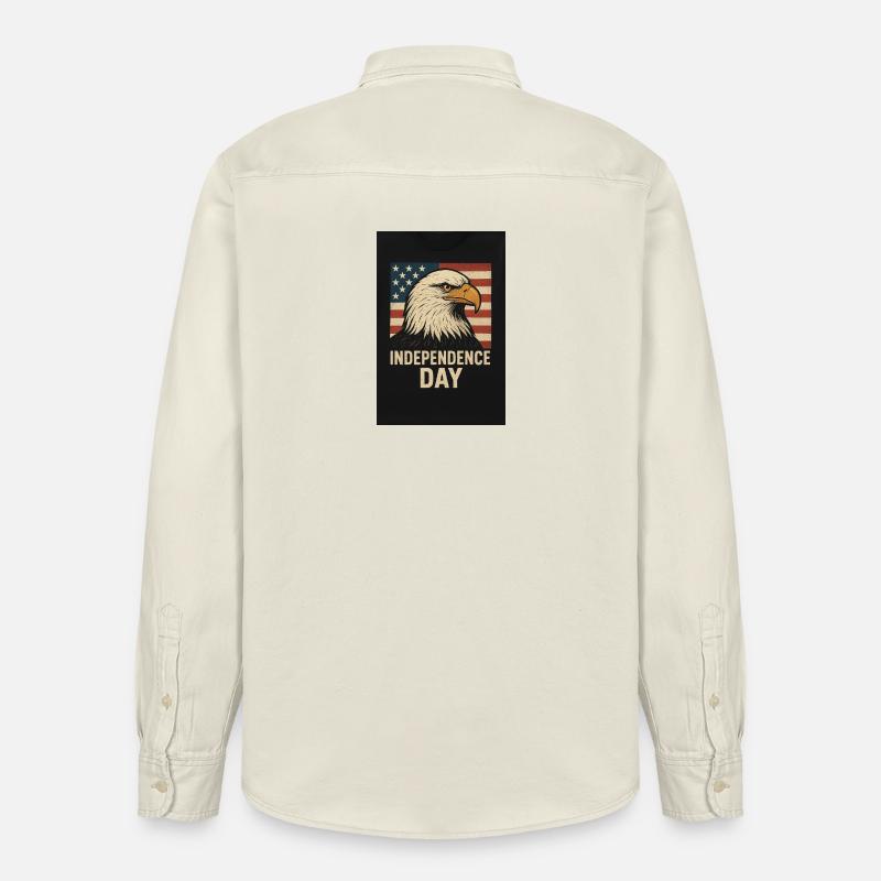 5238F232-5A1D-4004-B7B7-942E4CB1A05F - Chemise unisexe coupe décontractée bio Stanley/Stella - écru doux