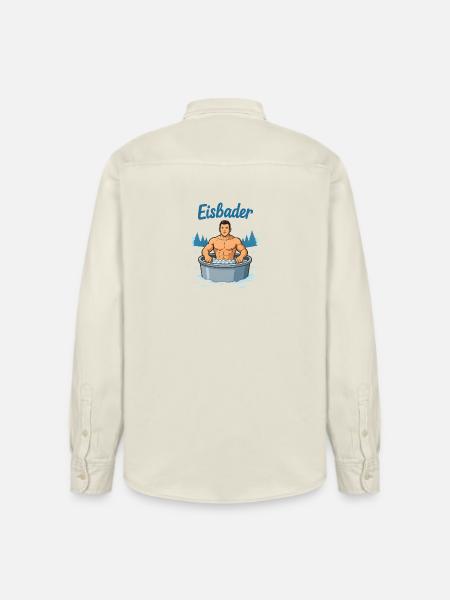 Eisbader Muskelmann im Eisbad - Relaxed Fit Unisex Organic Shirt by Stanley/Stella - soft Ecru