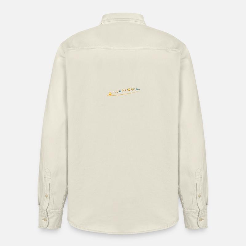 Solar-System - Relaxed Fit Unisex Organic Hemd von Stanley/Stella - Natur