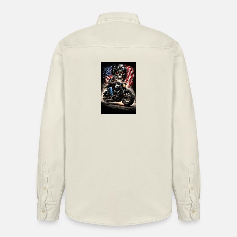 Freiheitsgeist - Relaxed Fit Unisex Organic Hemd von Stanley/Stella - Natur