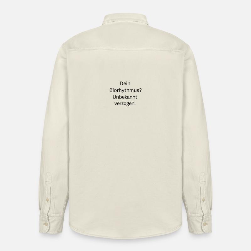 Biorthythmus - Relaxed Fit Unisex Organic Hemd von Stanley/Stella - Natur