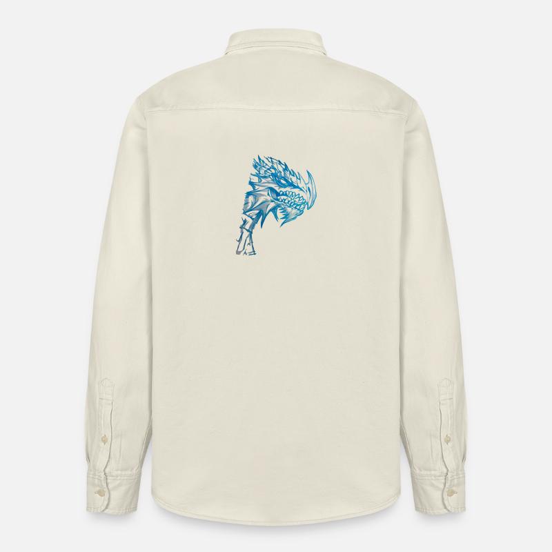 DRAGE - Stanley/Stella unisex arbejdsskjorte - blød ecru