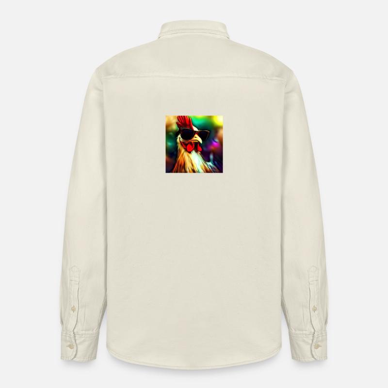 Fancy Chicken III - Relaxed Fit Unisex Organic Hemd von Stanley/Stella - Natur