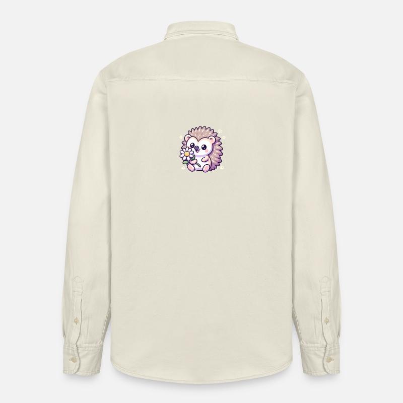 Igel Cindy - Relaxed Fit Unisex Organic Hemd von Stanley/Stella - Natur