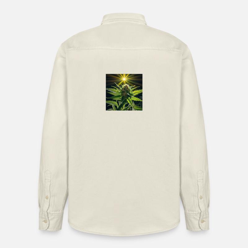 Cannabis 4 - Relaxed Fit Unisex Organic Hemd von Stanley/Stella - Natur