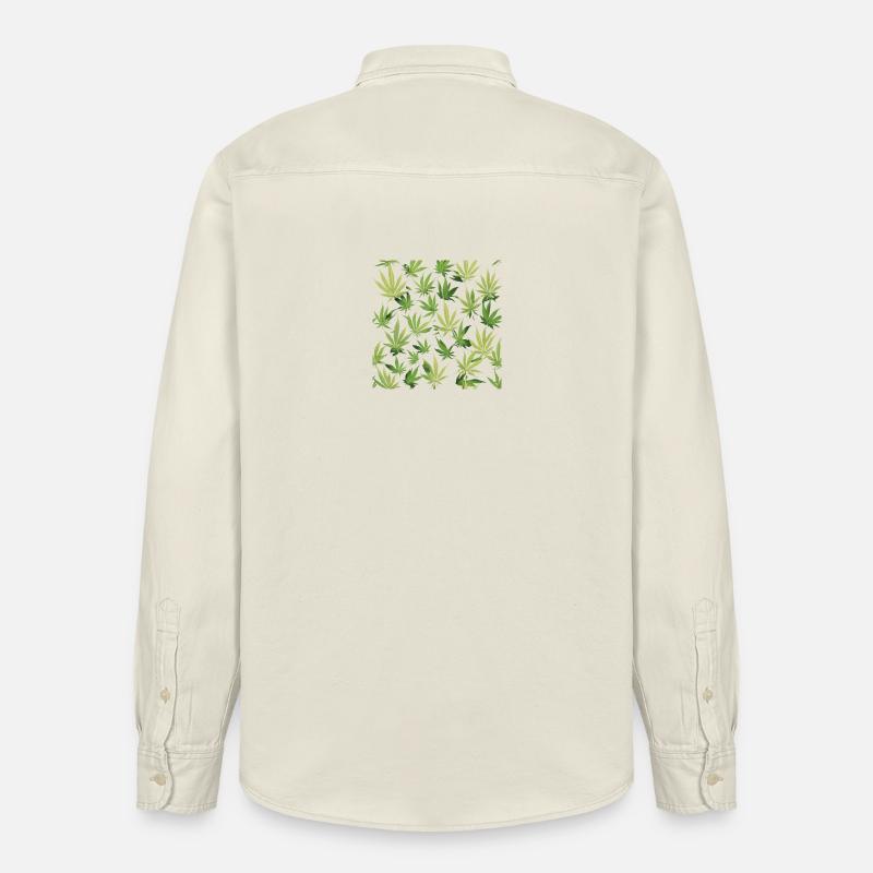 Cannabis 2 - Relaxed Fit Unisex Organic Hemd von Stanley/Stella - Natur
