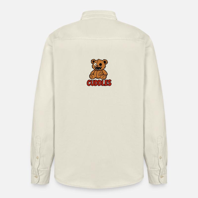 Cuddle Bear - Relaxed Fit Unisex Organic Hemd von Stanley/Stella - Natur