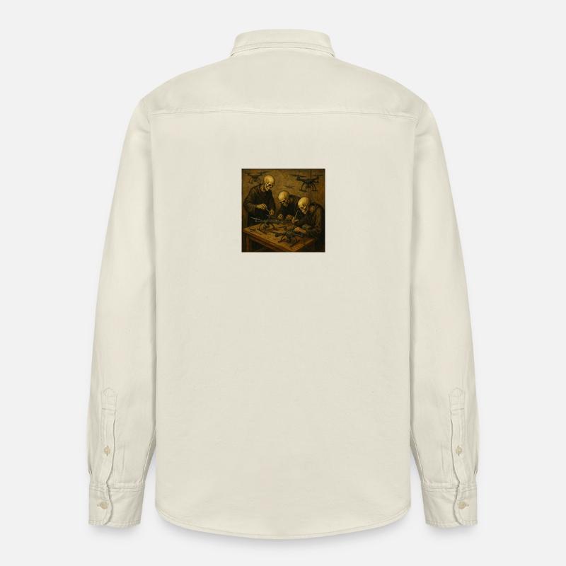 Drohnen-Workshop des Todes - Relaxed Fit Unisex Organic Hemd von Stanley/Stella - Natur