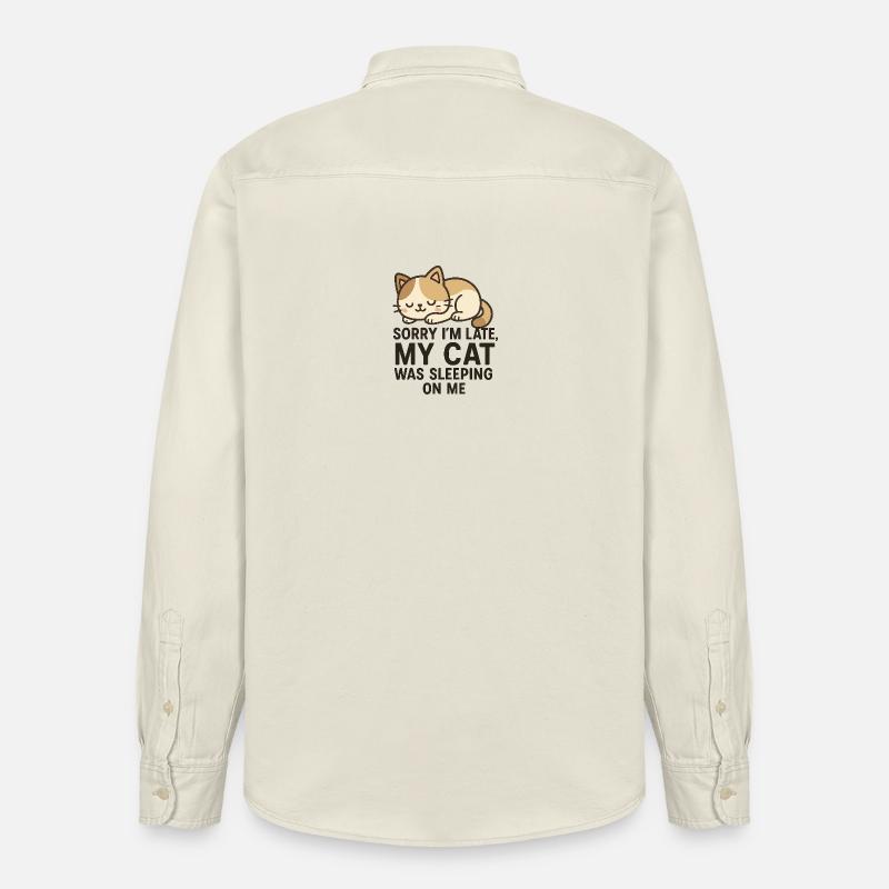 Delay Jeu avec chaton mignon - Chemise unisexe coupe décontractée bio Stanley/Stella - écru doux