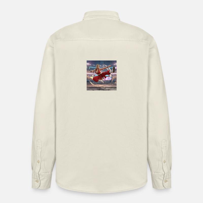 Geben Sie die Maxima ein - Relaxed Fit Unisex Organic Hemd von Stanley/Stella - Natur