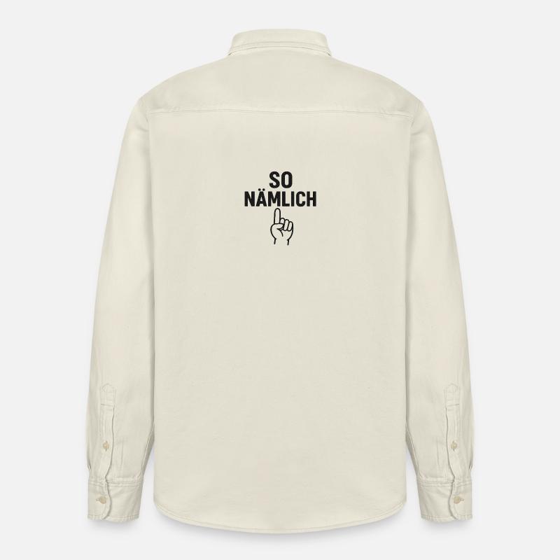 C’EST COMME ÇA - Chemise unisexe coupe décontractée bio Stanley/Stella - écru doux