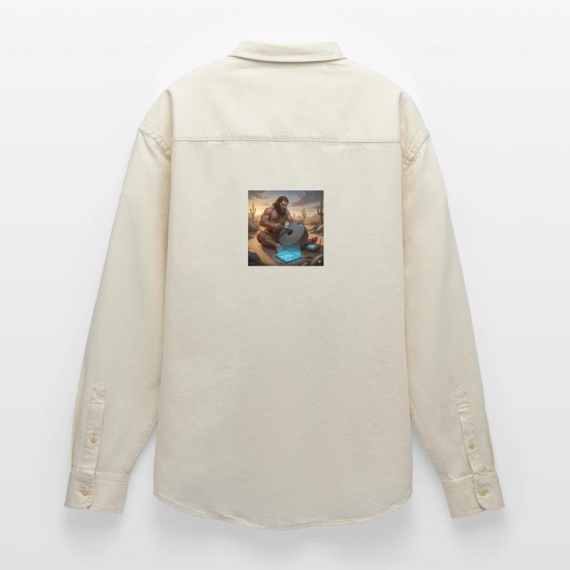 Caveman Tech Support – Das erste Tutorial Relaxed Fit Unisex Organic Hemd von Stanley/Stella