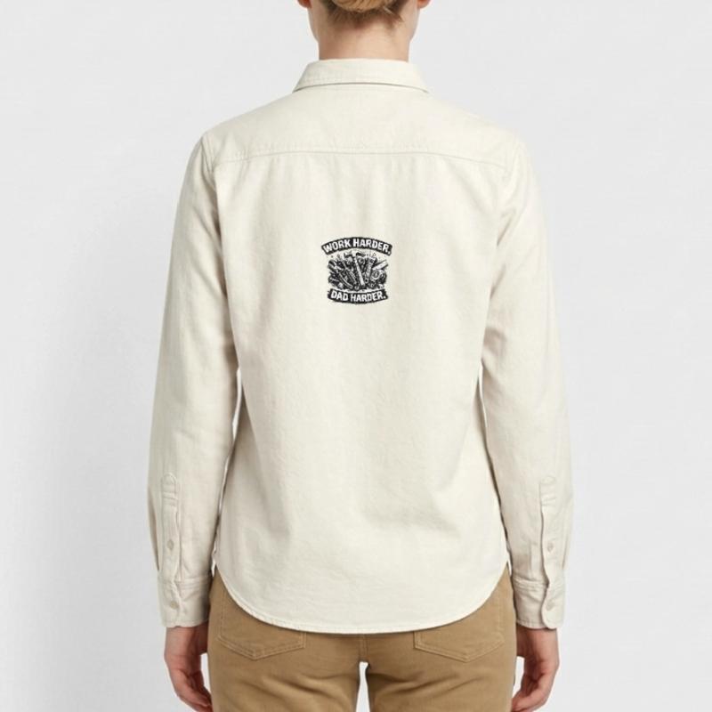 Father work: More commitment Relaxed Fit Unisex Organic Shirt by Stanley/Stella