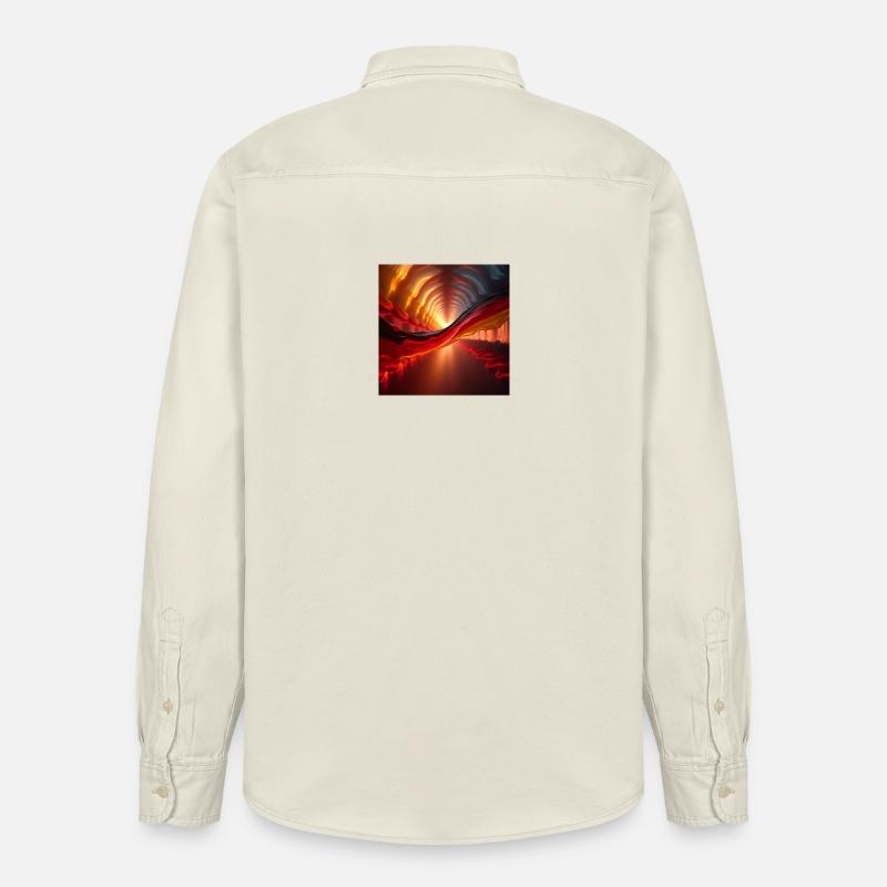 drapeaux Allemagne - Chemise unisexe coupe décontractée bio Stanley/Stella - écru doux