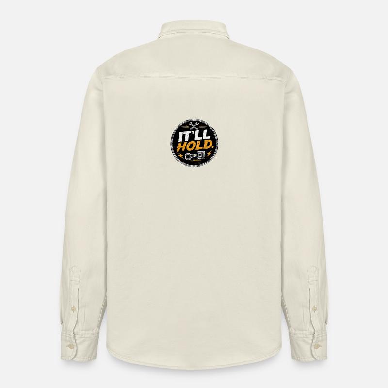 Es hält das Gearhead-Patch - Relaxed Fit Unisex Organic Hemd von Stanley/Stella - Natur