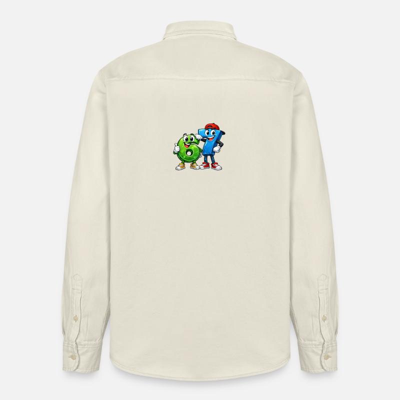 67 SIXSEVEN - Relaxed Fit Unisex Organic Hemd von Stanley/Stella - Natur