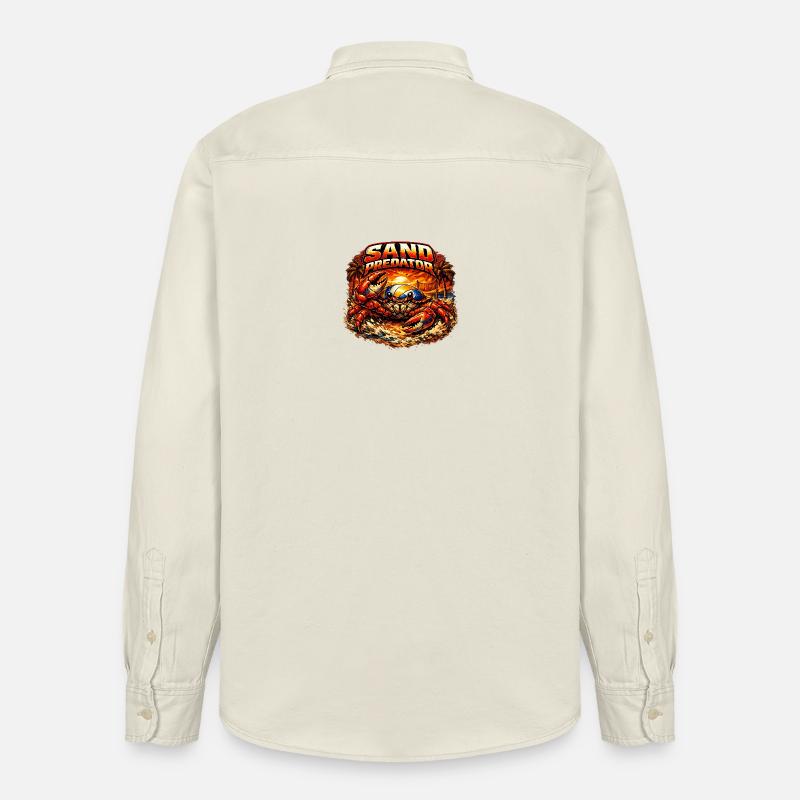 Sand Predator - Relaxed Fit Unisex Organic Hemd von Stanley/Stella - Natur